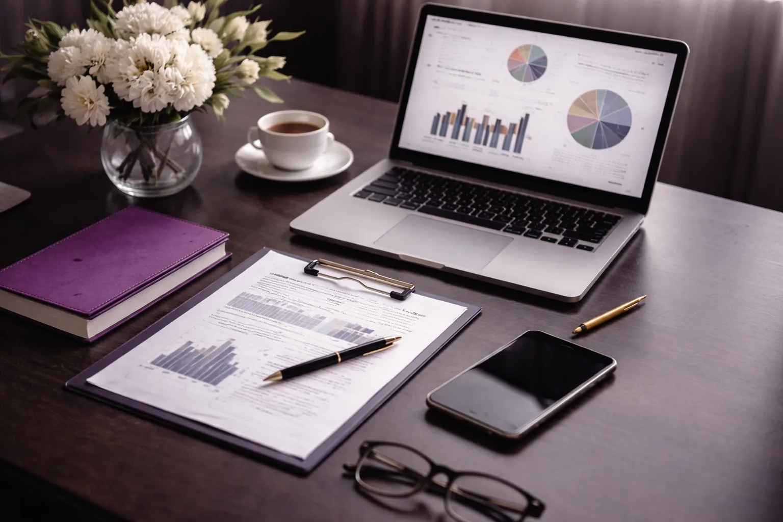 Lucrezia Curto accounting website hero background