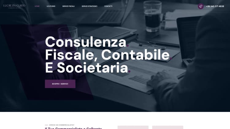 Lucrezia Curto - Commercialista project preview